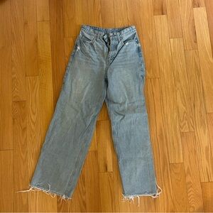 Just Black Light Blue Straight Leg Jeans